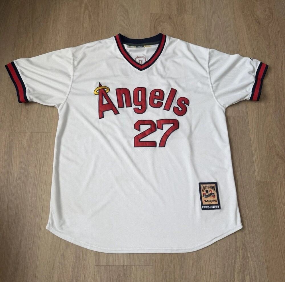 Mike Trout #27 Los Angeles Angels Jersey MLB Size XXL Cooperstown Collection
